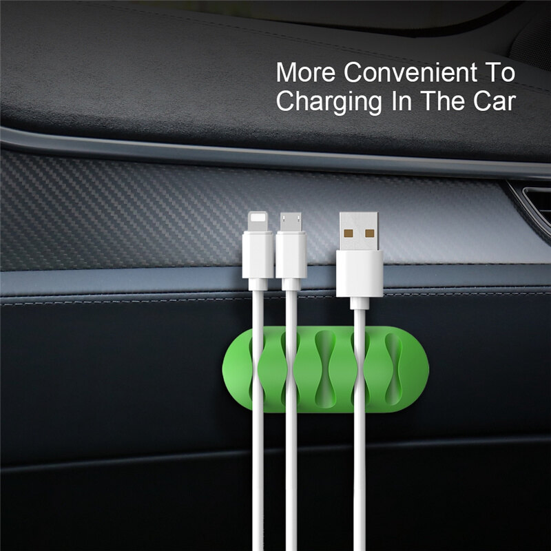 Sắp Xếp Cáp USB, Cuộn Dây Cáp Kẹp Quản Lý Gọn Gàng Để Bàn Giá Đỡ Cáp Dành Cho Chuột, Dây Tai Nghe Tổ Chức