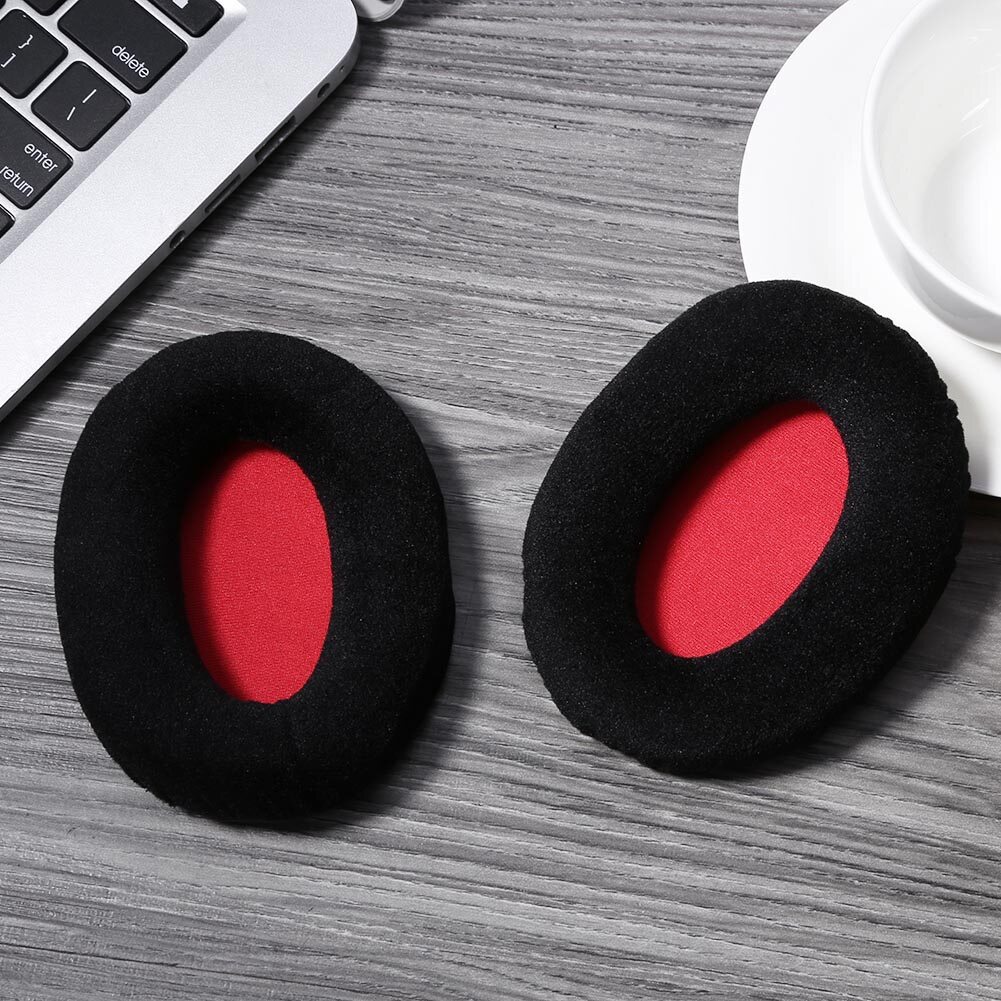 2x Leather / Flannel Headphone Ear Cushions Pad for HyperX Cloud Flight/Flight S