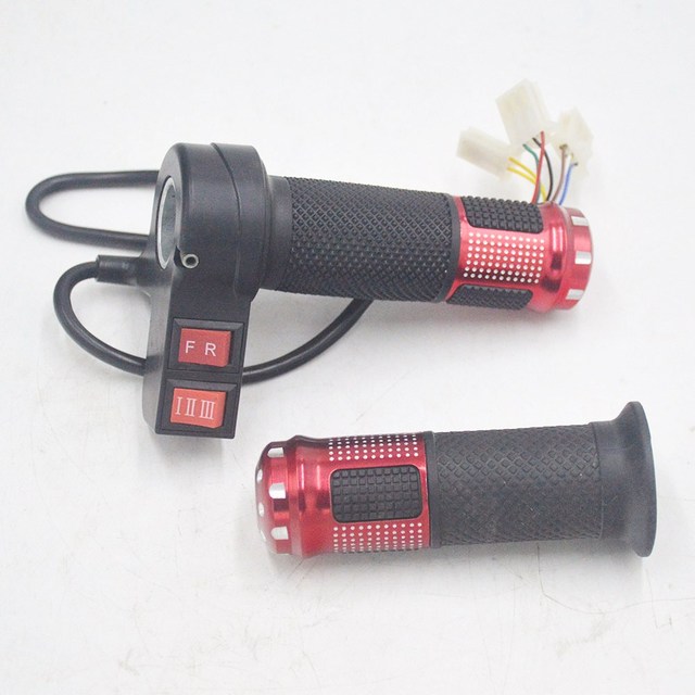 24V/36V/48V/64V/72V/96V Electric Bicycle Throttle With 3 Speed Controller And Forward Reverse For Ebike/Scooter/Tricycle