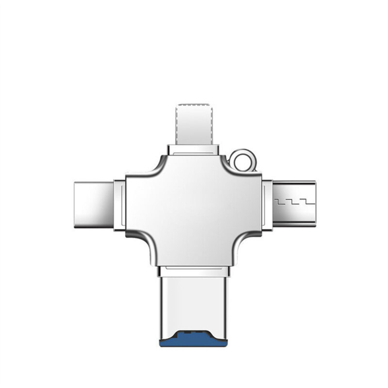 Bộ Chuyển Đổi 4 Trong 1 Đầu Đọc Thẻ Thẻ Micro Usb 3.0 Micro Sd Đến Đầu Đọc Thẻ Usb Đầu Đọc Thẻ Bộ Chuyển Đổi Otg Tương Thích Cho Iphone