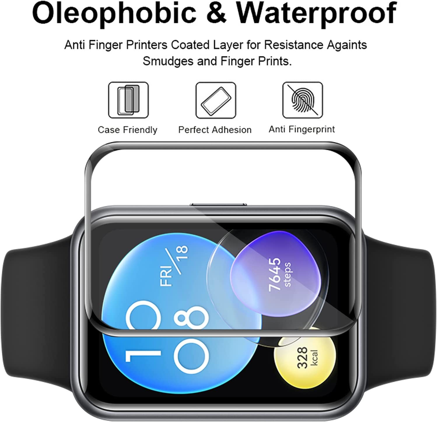 3D Protective Film for Huawei Watch Fit 2 Screen Protector