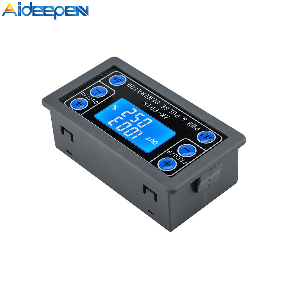 Aideepen ZK-PP1K ZK-PP2K PWM Pulse Frequency Duty Cycle Adjustable Module Square Wave Rectangular Wave Signal Function Generator for Arduino DIY PWM Signal Generator Module