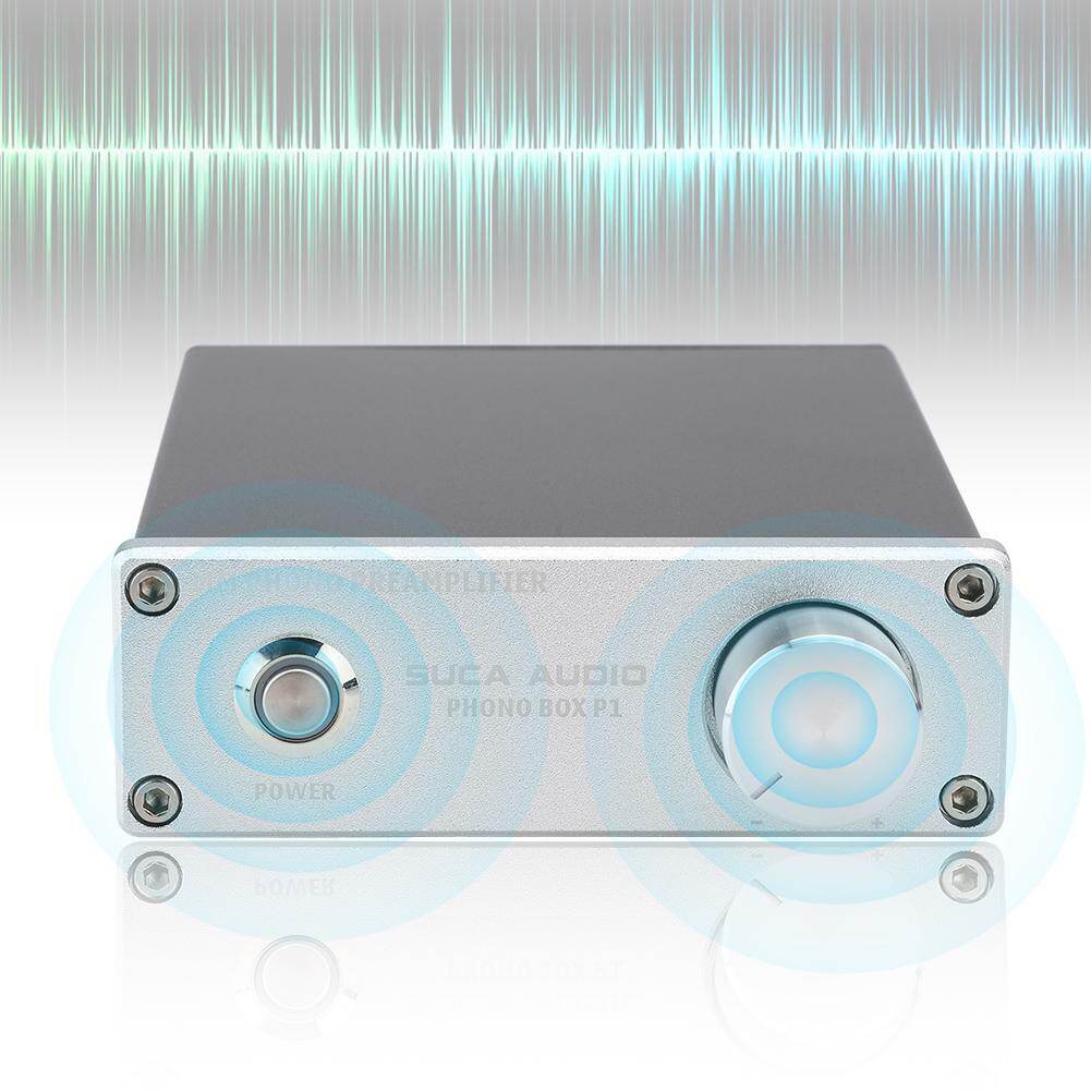 Sweatbuy  Mạ vàng cho Đầu Vào RCA Đầu Ra PHONO HỘP P1 MM Kỷ Lục Cầu Thủ Bộ Khuếch Đại 110-240V