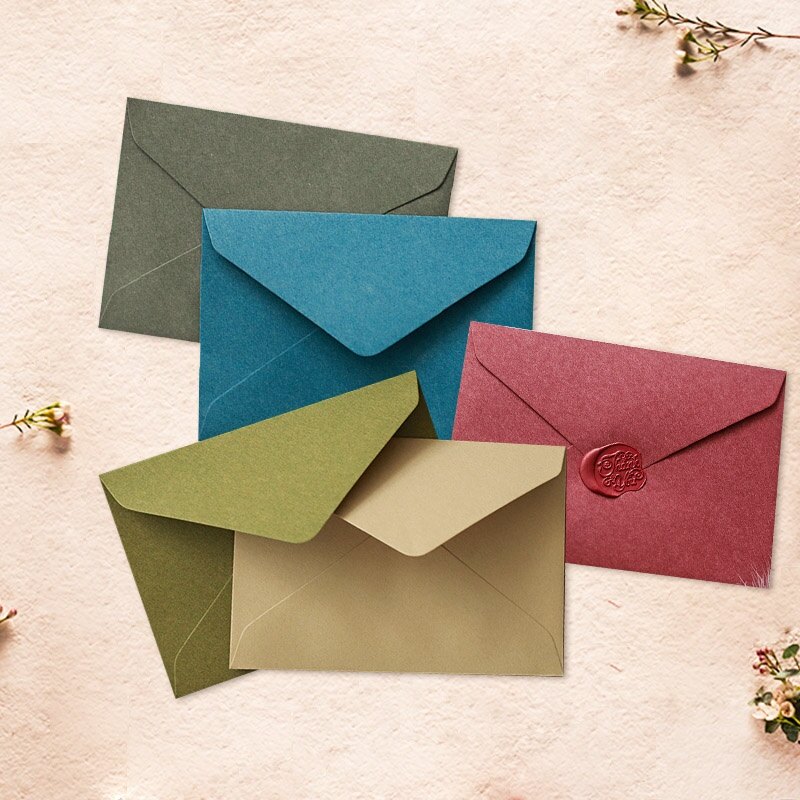 Creative Retro Solid Color Envelope Simple DIY Envelope
