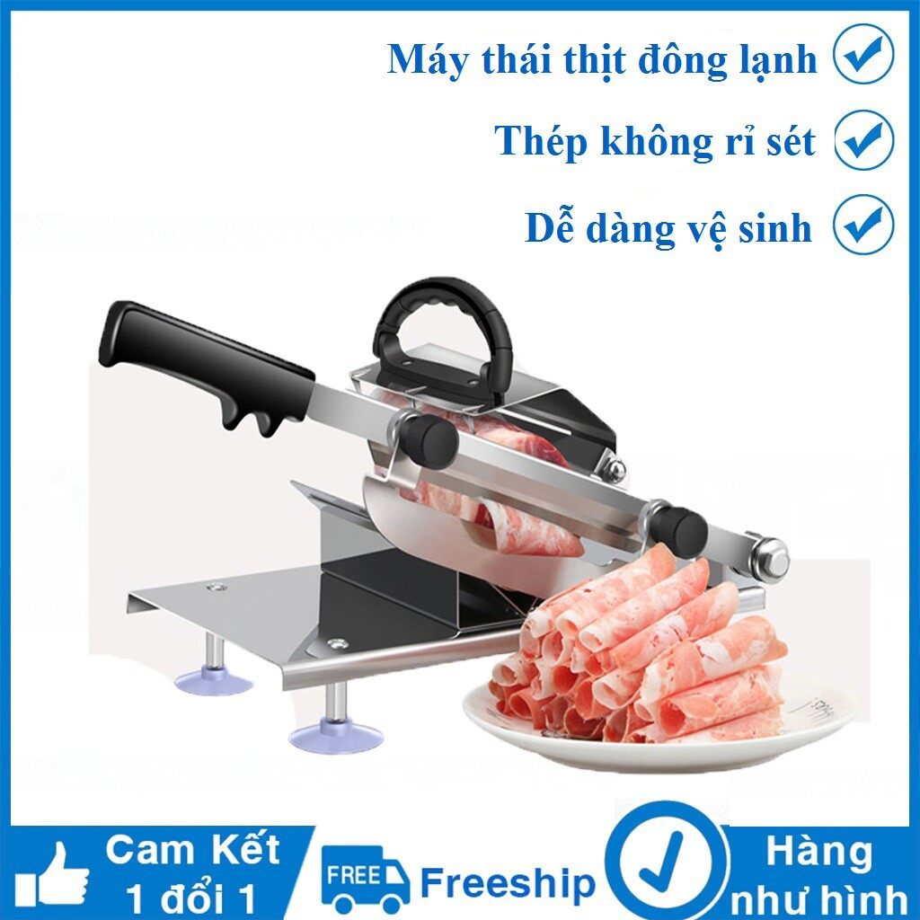 Máy thái thịt đông lạnh dao cắt thịt làm bếp đa năng