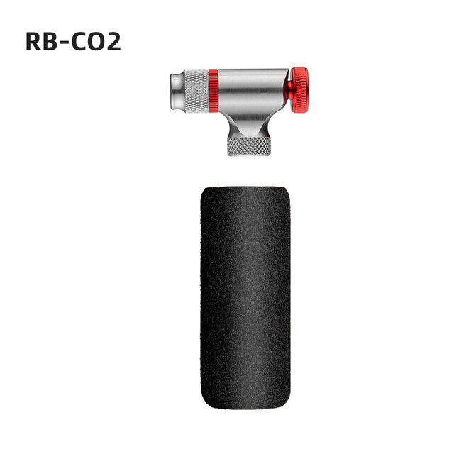 ROCKBROS Bicycle CO2 Pump Aluminum Alloy Sponge Protective Sleeve Fast
