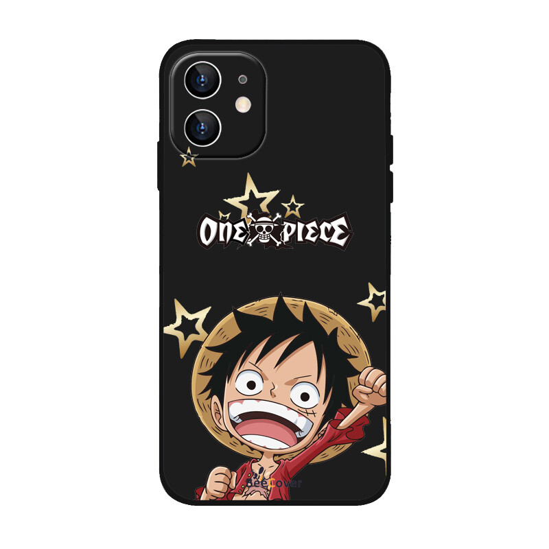 Custom Cartoon Funny Luffy Choba Pattern Silicone Matte Soft Case For iPhone 16 15 PRO MAX 14 14Pro 14Plus 14Promax 13 13pro 13promax 13mini 12 12pro 12promax 12mini 11 11pro 11promax X XS XR XSMAX 6 6s 7 8 + Plus 5 5S SE 2020 Casing