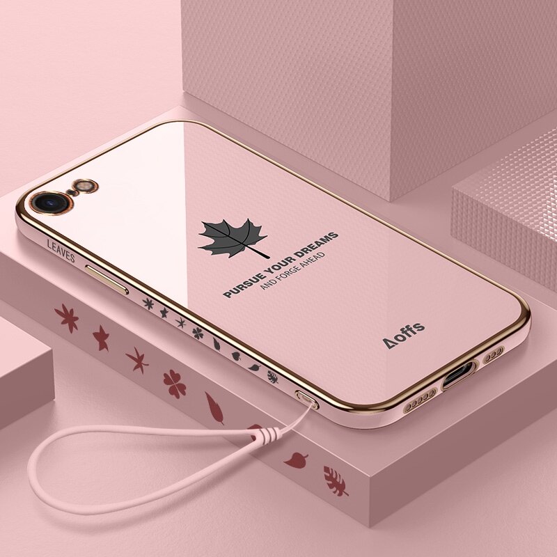 Ốp Lưng Iphone 8 Ốp Lưng IPhone 7 Plus Ốp Lưng IPhone 8 PLUS IPhone 6 6S Plus Ốp Lưng Điện Thoại IPhone SE2 Edge Maple Leaf Fy