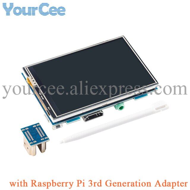 3.5 inch LCD Display HDMI compatible 3.5" HD LCD Touch Screen Display Module 480×320 1920x1080 Support Systems for Raspberry Pi