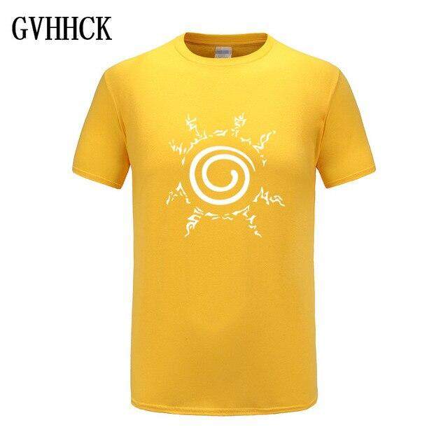 Anyao 2018 Kedatangan Anime Naruto Uzumaki Naruto T Shirt 2018 Summer 100% Kapas Raglan Kaos Pria Fashion Kemeja Lengan Pendek untuk Para Penggemar