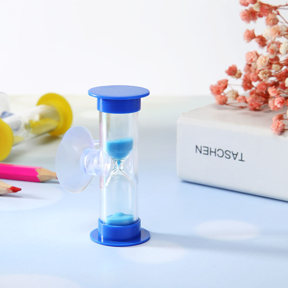 2min Hourglasses Children Teeth Brushing Timer with Suction Cup Home Decor