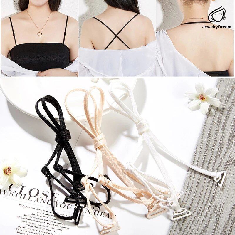 Dây Áo Ngực Đồ Lót Co Giãn Thoải Mái Dây Đeo Vai Chống Trượt Dây Áo Ngực Móc Mỏng Phiên Bản Hàn Quốc Dây Đeo Chéo Có Thể Điều Chỉnh