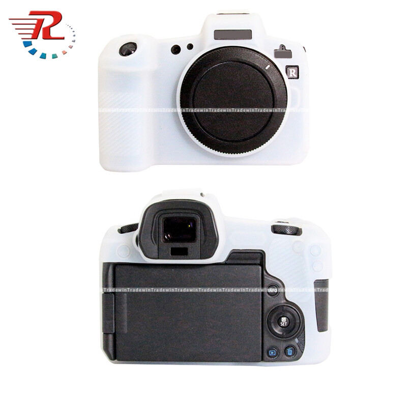Cao su Silicone mềm thân máy Trường hợp bìa cho Canon EOS r