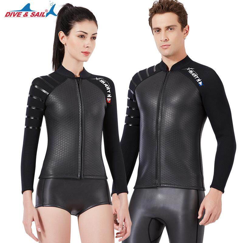 Dive & Sail Áo Khoác Lặn Neoprene 3Mm Chuyên Nghiệp Mới Nhất Áo Lặn Nam Nữ