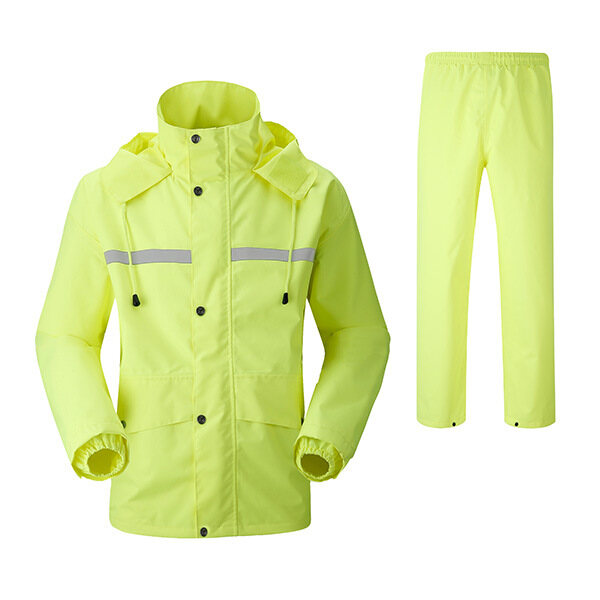 Raincoat Suit Impermeable Women/Men Hooded Motorcycle Poncho Motorcycle Rainwear M-4XL Hiking Fishing Rain Gear