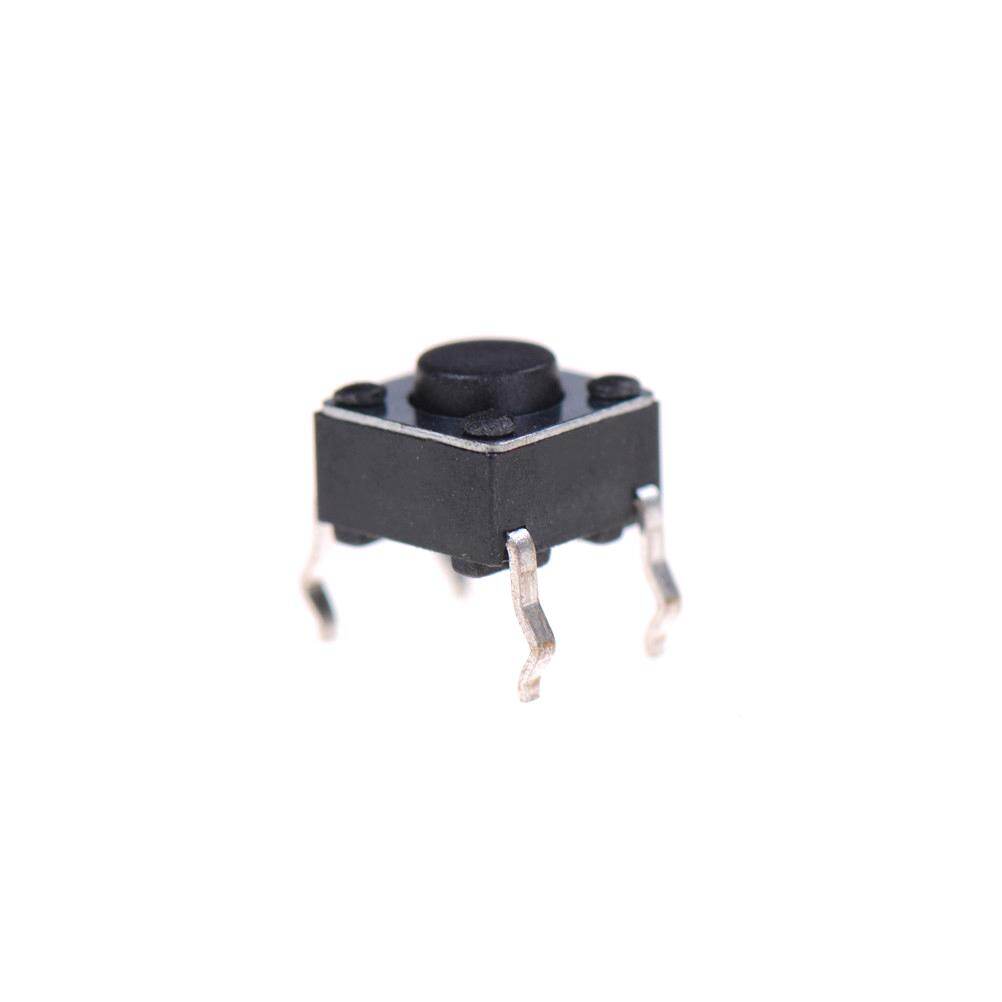 Aideepen 100 Cái Bảng Điều Khiển 6X6X5Mm Công Tắc Nút Ấn Chiến Thuật Xúc Giác Tạm Thời PCB