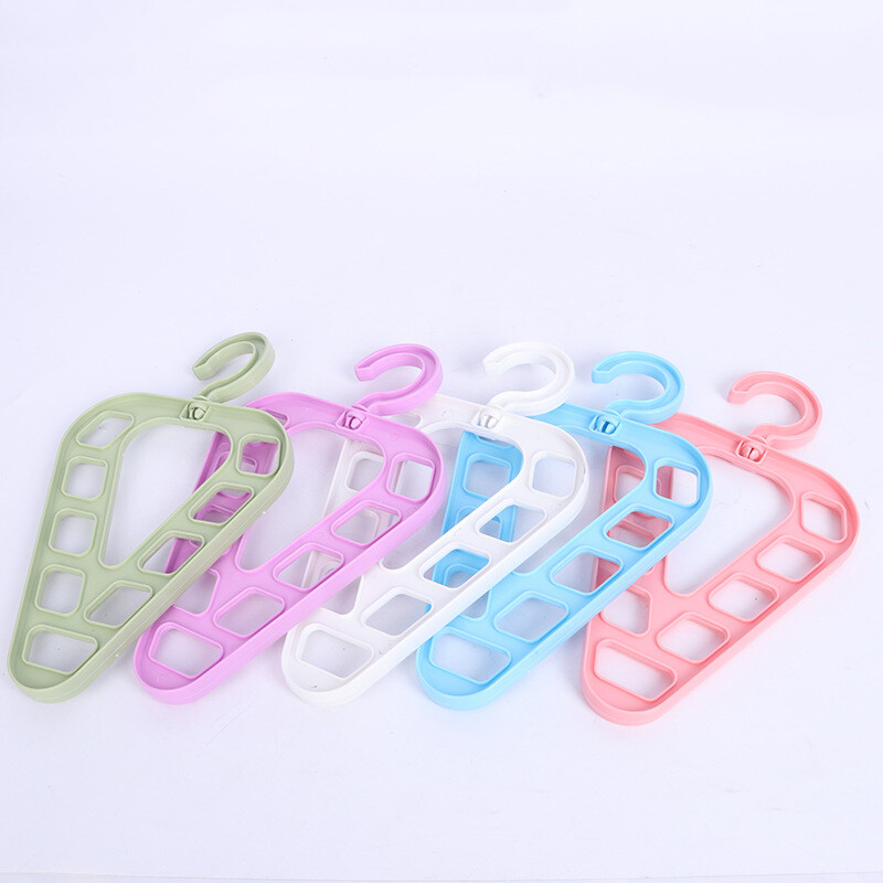 9 Hole Magic Clothes Hanger Closet Organizer Space Saving Multi-function Drying Racks Wardrobe Scarf Storage Cloth Hanger