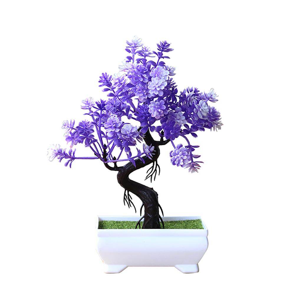 ⚘Chậu Cây Bonsai Nhân Tạo Rco, Mô Phỏng Cây Cảnh, Trang Trí Bàn, Giữa Bàn