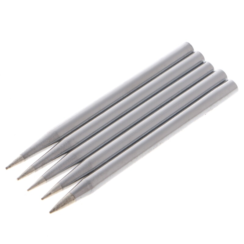 [HOT SELL] 5 Pcs 40W Replacement Soldering Iron Tip Lead-Free Solder Tip