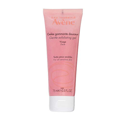 Eau Thermale Avène Gentle Exfoliating Gel, Pore Scrub, Niacinamide, Non-Comedogenic, 2.5 oz.