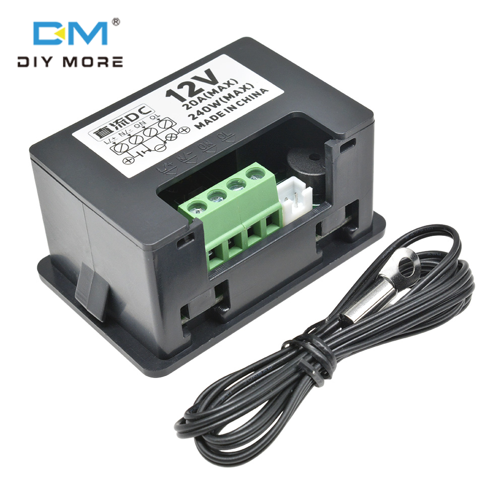 diymore NT01 Digital Display Temperature Controller Controlador De Temperatura Incubator Cooling Heating Switch Thermostat NTC Sensor