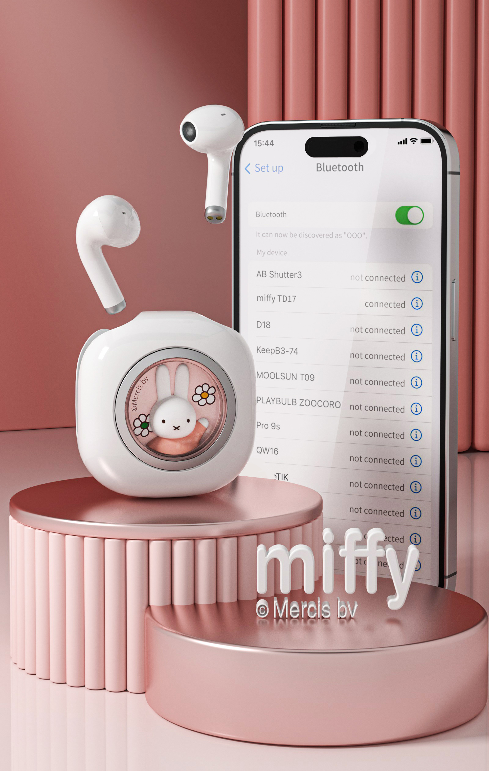 Miffy Bluetooth tai nghe gắn tai không dây Pro