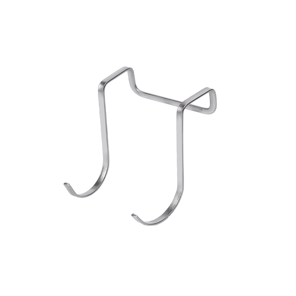 1/2PCS Stainless Steel Double S Shape Hook Kitchen Bathroom Door Metal S Hooks Hanging Hanger Storage Racks Organizer