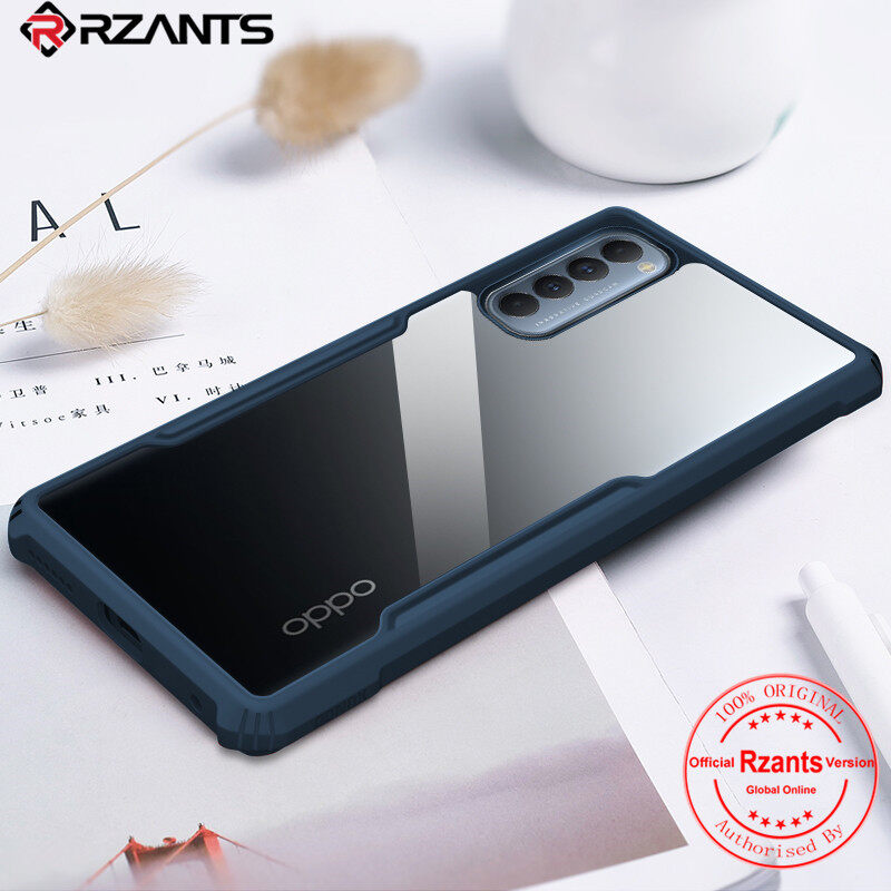 Rzants For OPPO Reno 4 Pro Hard Soft Casing【Blade】Soft Case【Blade] Phone Casing Back Clear Hard Cover