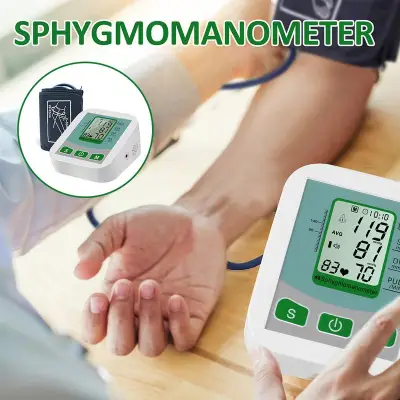 Bp Meter Monitor 99 Sets Blood Pressure Monitor Upper Arm Blood Pressure Machine with Large Adjustable Cuff Large Lcd Digital Bp Monitor Automatic Memory Pulse Rate Monitoring Meter Blood Pressure Monitor
