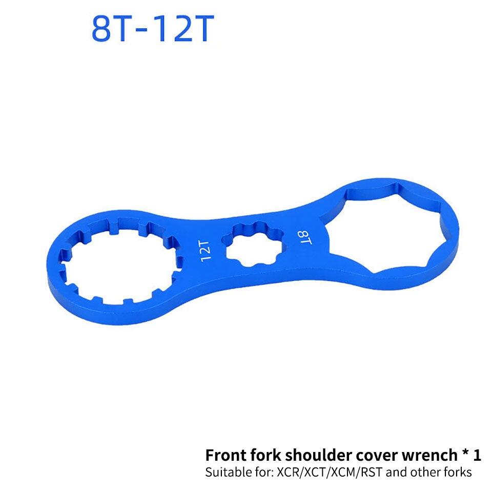 Aluminum Bicycle Front Fork Repair Tool MTB Bike Front Fork Shoulder Cover Cap Wrench for XCM/XCR/XCT Disassembly Tool