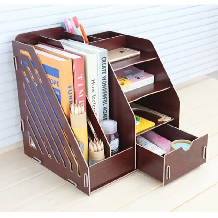 Canner All In One Wood Desktop Office Supplies Organizer Wood Desktop Office Supplies Organizer