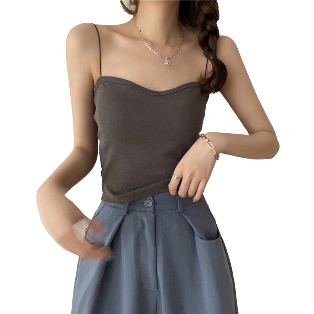 Kraiefs Áo Hở Eo Có Ren Co Giãn Cho Nữ Áo Ba Lỗ Ôm Sát Gợi Cảm Quần Áo Mát Mẻ Mùa Hè