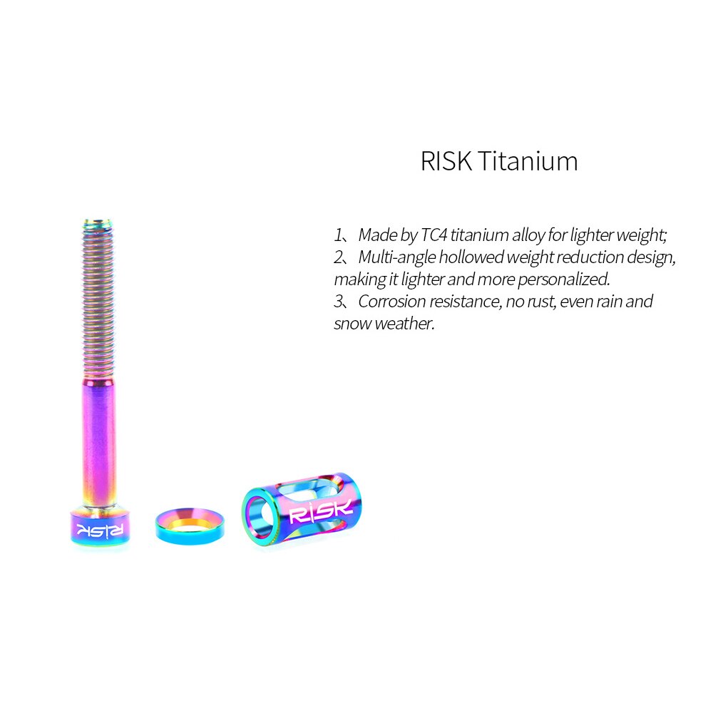 RISK Giá Đỡ Máy Tính Xe Đạp Bộ Ốc Vít Bu Lông Cố Định Cho Máy Ảnh Xe Đạp Đồng Hồ Đo Tốc Độ Thân Cây Hỗ Trợ Nối Dài