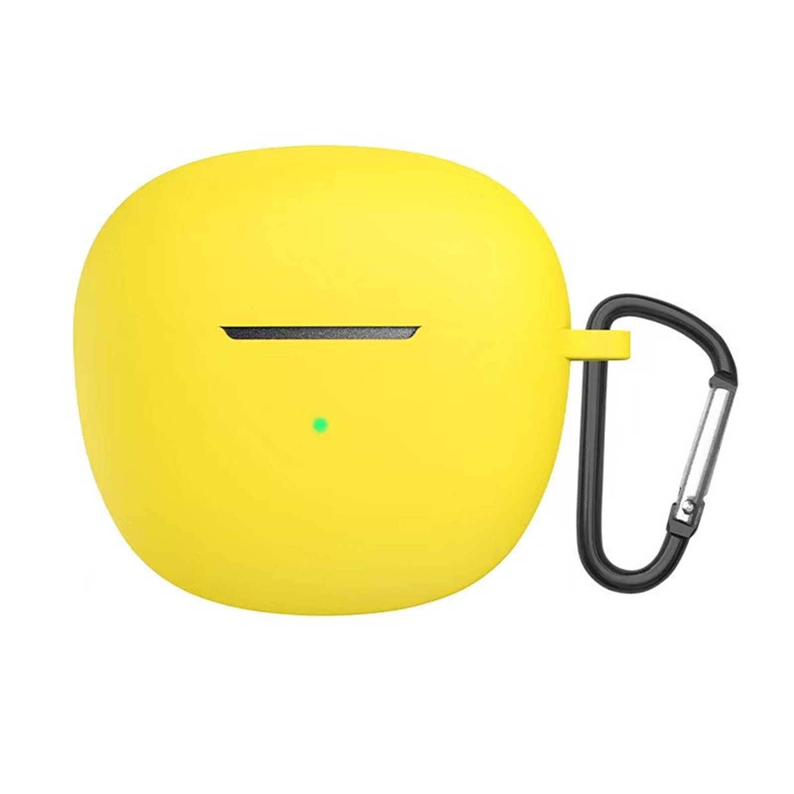 Earphone Cover Shockproof Soft Silicone Bluetooth-compatible Earbuds Protective Sleeve with Carabiner for QCY-HT03