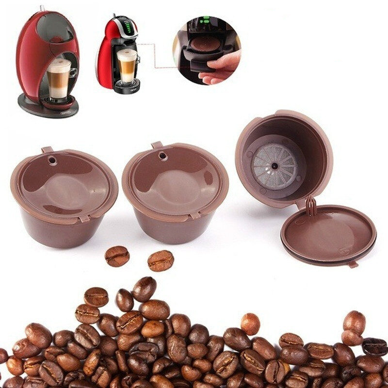 Cốc lọc cà phê viên Nescafe tái sử dụng tương thích với máy pha cà phê Dolce Gusto - INTL