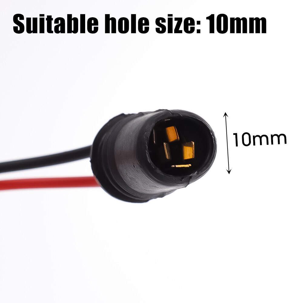 5pcs xe T10 ổ cắm tròn W5W mềm đui đèn Adapter Cáp bóng đèn LED ổ cắm kết nối cơ sở nêm ánh sáng đèn dụng cụ bóng đèn cắm