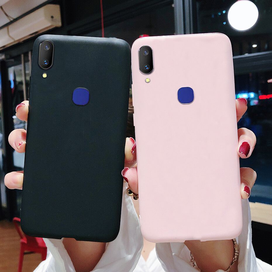 For Vivo V11i Case 1806 Soft Slim Candy Jelly Phone Case Shockproof Cover For Vivo V11i Casing 6.3 inch