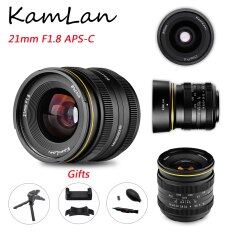 Kamlan 21Mm F1.8 Apps-C ống kính máy ảnh lấy nét bằng tay Cho Fujifilm Fx M4/3 Núi Canon EOS-M Sony E Fuji X máy ảnh không gương A6000 5T
