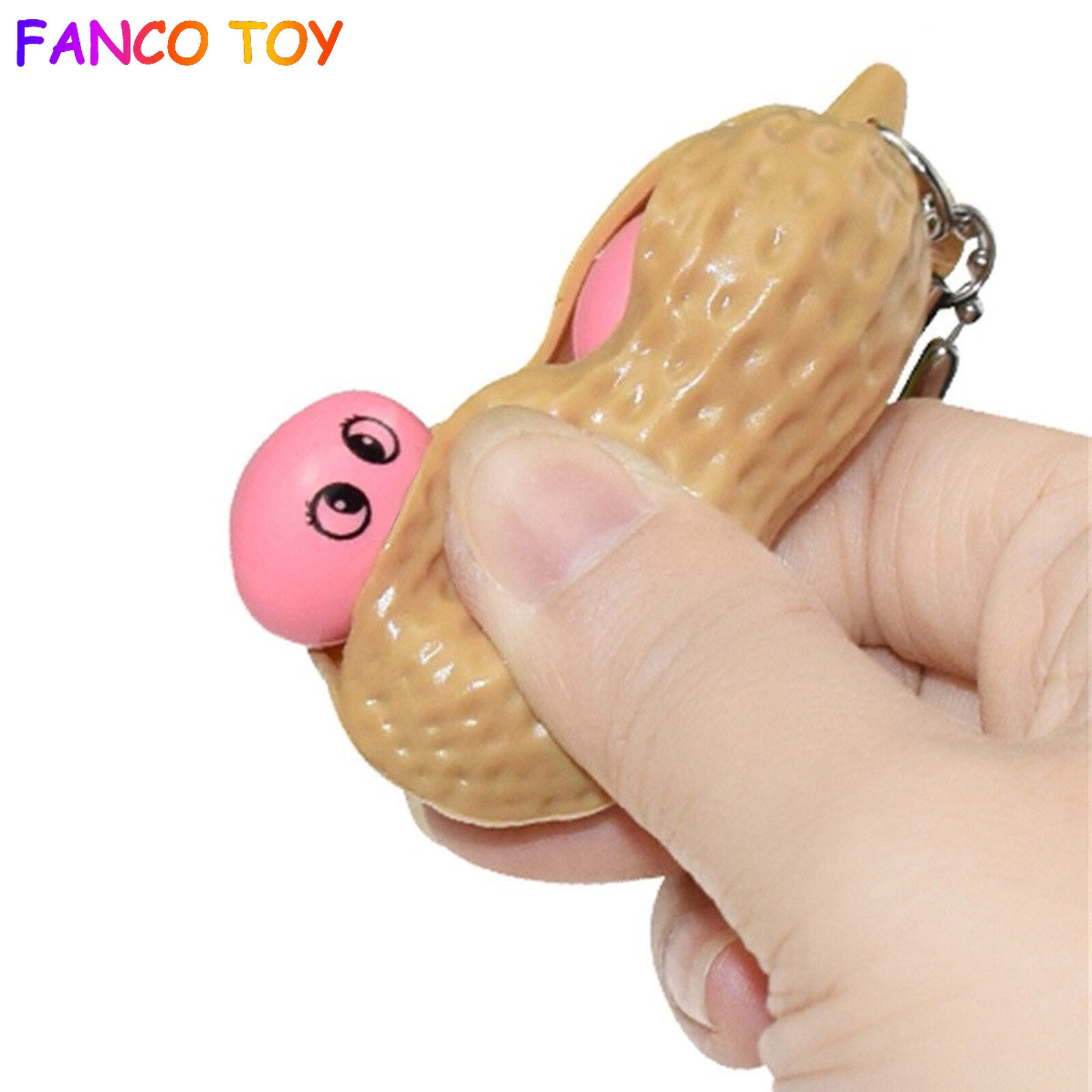 3 Món Đồ Chơi Pop It Fidget Móc Khóa Hình Đậu Phộng Dễ Thương Để Đồ Chơi Văn Phòng Cải Thiện Lo Lắng, Lúm Đồng Tiền Đơn Giản Cho Bé Trai Unisex Để Giảm Căng Thẳng