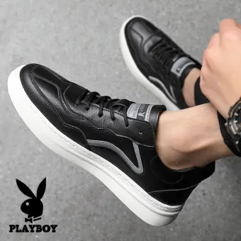 Playboy Pria Sepatu Musim Semi 2020 Baru Papan Sepatu Liar Kasual Kulit Sepatu Sepatu Putih Pria Musim Panas Pasang Sepatu Lazada Indonesia