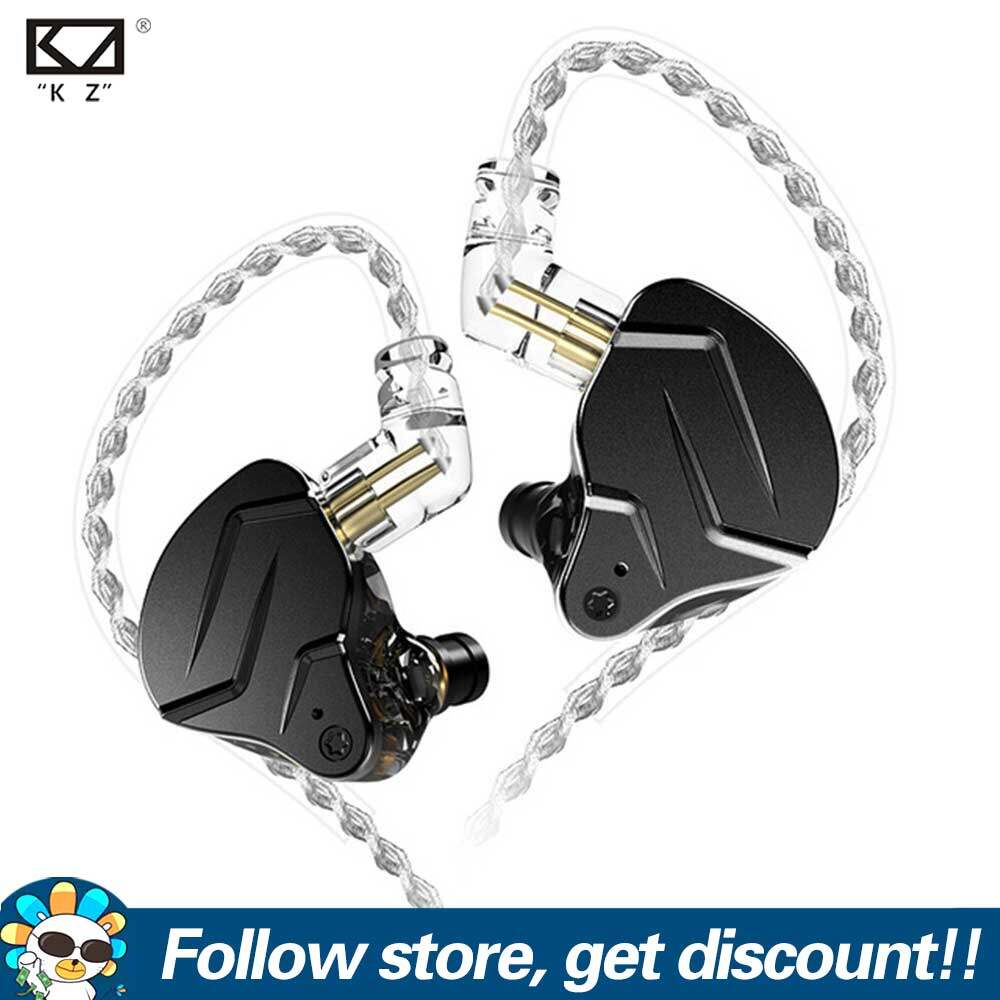 KZ ZSN Pro X Earphones 1BA+1DD Hybrid Technology Driver In Ear Earphone HIFI DJ Bass Earbuds Metal Detachable Music IEM Headphone Noise Cancelling Monitors Running Sport Game Wired Headsets For Phone Tablet Laptops Computer MP3 MP4 Players