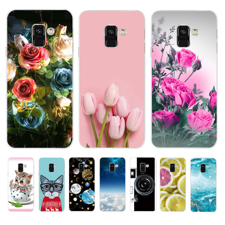 Phone Cases For Samsung Galaxy A8 (2018) (5.6 ) / A530F Case Fashion Pattern Soft Silicone TPU Cover casing