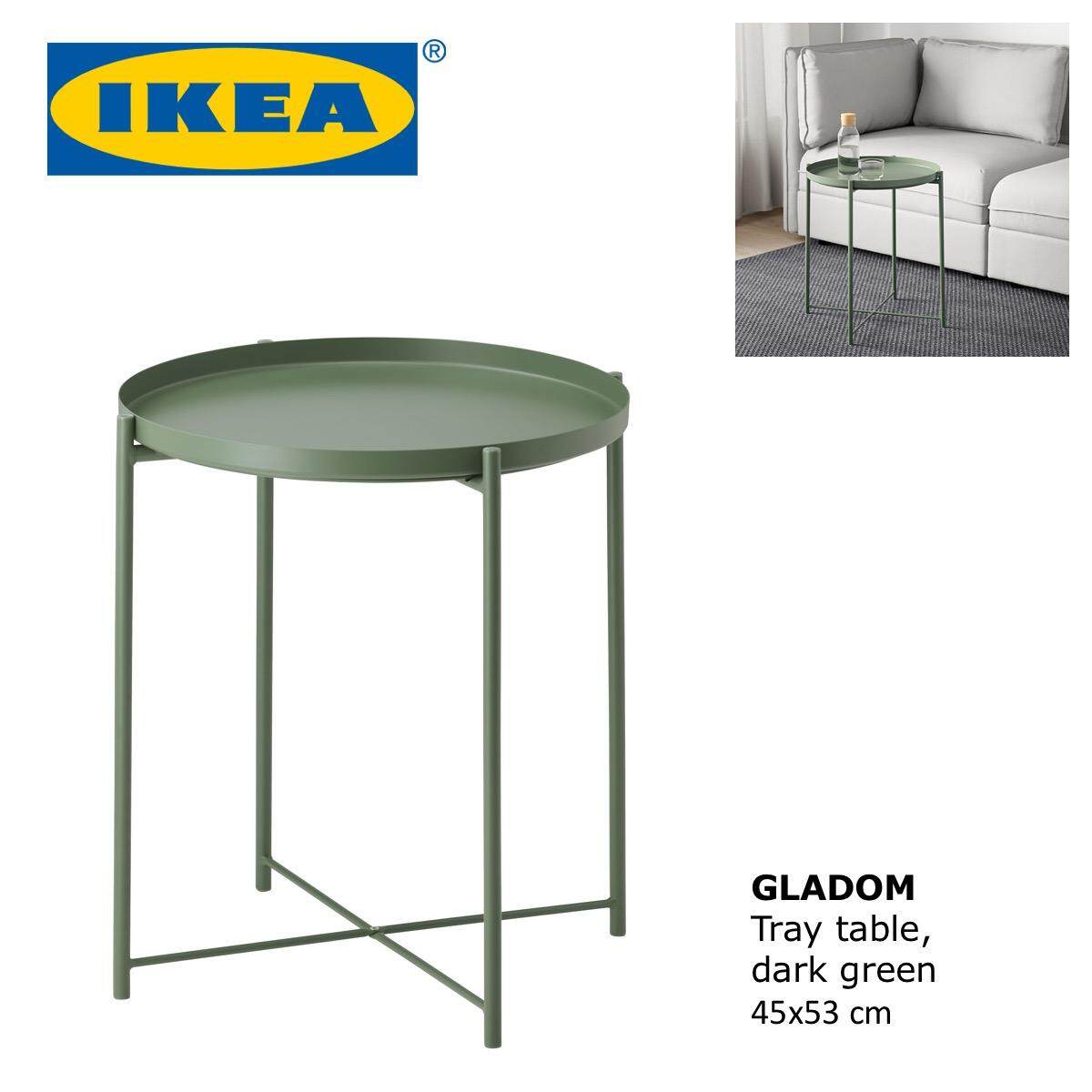 Ikea Home Bedside Tables Price In Malaysia Best Ikea Gladom Living Room Side Tray Coffee Table Dark Green