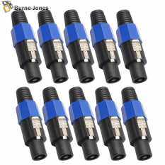 10 Chiếc Phích Cắm Âm Thanh Ohm Đầu Nối Loa 4 Cực NL4FC 4Pin Ổ Cắm Cái