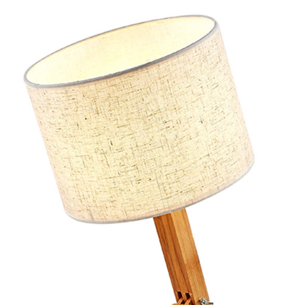 Blesiya Đèn Bàn Điều Chỉnh Được, Đèn Đầu Giường Để Bàn Hiện Đại Vải Che Nắng