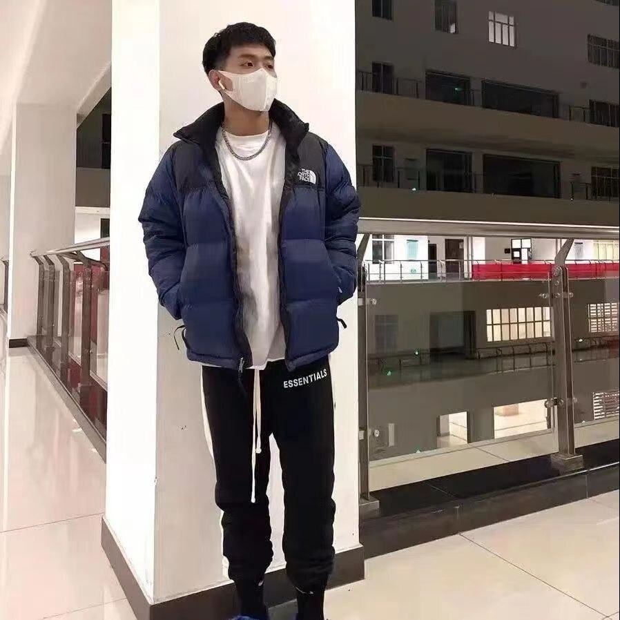 NEW THE NORTH FACE Correct version American version winter down jacket waterproof windproof and warm same style for men and women couple bread jacket for students original