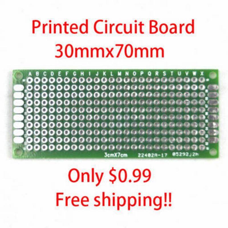 Double Sided Side Solder Soldering PCB Prototype Donut Board Green