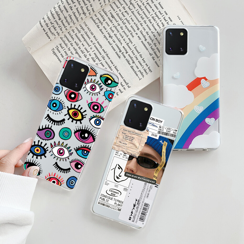 For Samsung Galaxy Note 10 Lite Case Soft Silicone TPU Back Cover Phone Case For Samsung Galaxy Note 10 Lite Casing