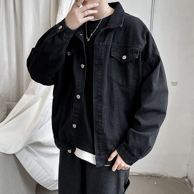 Black Jacket Men Denim - Best Price in 
