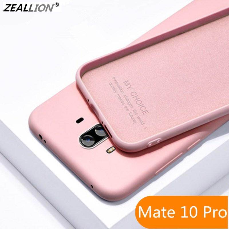 Zeallion for  [Huawei Mate 9 10 20 X 30 Lite 40 Pro Plus]  Liquid Silicone Rubber Soft TPU Back Cover Baby-Skin Ultra Thin Shockproof Protective Shell Phone Case